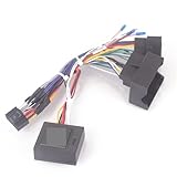 ZVPQU Autoradio Stereo Kabelbaum Kabel Adapter Android 16pin, for Opel, for Astra HJGK Zafira B Antara Vectra Corsa D Meriva A Radio-Adapterkabel(with Canbus)