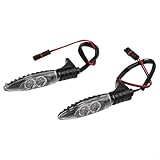 WheatThrive Motorrad-LED-Frontblinker, kompakter ABS-Kunststoff, Front-LED-Blinker für BMW R1200 F800 F650GS F700GS