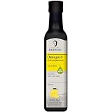 Dr. Budwig Premium Omega 3 DHA + EPA Öl Zitrone (250ml) - Bio Leinöl & Algenöl - hochdosiertes DHA & EPA - vegan - flüssig - laborgeprüft - auch für Kinder - Alternative Fischöl & Omega 3 Kapseln
