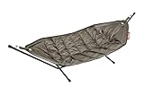 Fatboy® Headdemock Hängematte Taupe - Hängematte mit Gestell - Outdoor geeignet für Garten & Terrasse - 270 x 138 cm