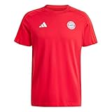 AdidasFC Bayern München 3 Stripes T-Shirt (DE/NL/SE/PL, Alphanumerisch, L, Regular, Regular, red)
