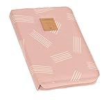 LÄSSIG Mama Mutterpasshülle U-Heft tasche Dokumententasche/Document Pouch Soft Stripes rose
