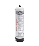 ROTHENBERGER Industrial Kohlendioxid CO2 | 1 x Schutzgas-Stahl-Einwegflasche 950 ml | Fülldruck 36 bar dadurch 34,2 Liter | M 10 x 1 | MAG Schweißen 35776