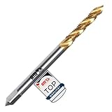 AM-Zerspanungstechnik Gewindeschneider M3-M30 | Hochwertiger Gewindebohrer | Universeller Sacklochgewindebohrer Handgewindebohrer & Maschinengewindebohrer in Einem - Sackloch HSS-TIN, M4 x 0,7