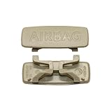 Inovey Auto Interieur A B C Säulenabdeckung Airbag Emblem Trim Cap 3C0853437C 1K8853437 5G0853437 Kompatibel Mit Vw Golf 5 6 GTI Jetta Mk5 A5 A6 Passat Cc B6 B7 -Hellbeige