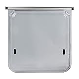 NRF Wohnwagen Seitenfenster Diverse Größen | Kederbefestigung | inkl Aussteller | Anthrazit (50x50cm)