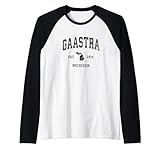 Gaastra Michigan MI Sportdesign im Vintage-Stil, sportlich, schwarz Raglan