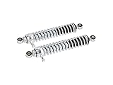 Replika Set: Federbeine 360mm, Chromfeder, verstellbar - für Simson S50, S51, S70, S53, S83 Enduro