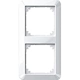 Schneider Electric Merten 1-M-Rahmen für Steckdosen und Schalter, 2-fach, IP20, polarweiss glänzend, Artikelnummer 389219