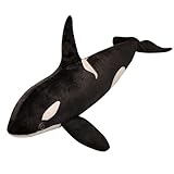 champracer Orca Kuscheltier Plüschtier, Simulation Orca Plüsch Spielzeug Stofftier Plüsch Kissen, Stofftiere Spielzeug Plüschpuppen Weihnachten Geschenk für Kinder, Mädchen und Jungen (50cm)