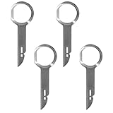 4 Stück Autoradio Ausbauwerkzeug, Radio Entriegelungswerkzeug, Kompatibel mit VW Audi Ford Mercedes Radios