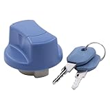 Tankdeckel 40mm Kraftstofftankdeckel Tankverschluss Kraftstofftank Kappe Behälter Harnstofftank Verschluss Deckel mit Schlüssel für Actros Atego Axor Citaro Econic Travego Unimog TGA TGS TGX TGL TGM