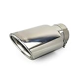 1 Stück Für Mercedes Für Benz W204 Amg C63 C65 Ändern Auto Auspuff Tipps Edelstahlrohr Auto Auspuff Schalldämpfer Endrohr