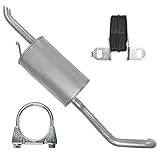 Auspuff Endtopf+ Montagesatz für 1.2i Ibiza 3 III 6L Fabia 1 I 6Y Polo 4 IV 9N
