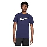 Nike Herren Sportswear Swoosh hoch, Minuit Marineblau/Weiß, XL