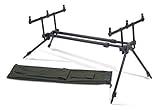 Sänger Top Tackle Systems Anaconda Magist Rod Pod (inkl. 2 x 3er Buzzer Bar) - Schwarz - Fliege - Nylon - Rutenhalter - Fischereiangel