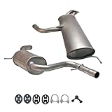 Ferroz Export Ersatz für Auspuffanlage VW Golf V & Golf V Plus 1.4 TSI, 2.0 FSI ab. Bj. 2003 Auspuff