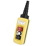 Kran-Hebeschalter, Kran-Kettenzug-Druckknopf-Schalter, der hängende Steuerung mit Nothalt anhebt