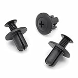 VVO Fasteners- Schwarz Kunststoff-Clips. Vordere Stoßstange. Kompatibel mit einigen Kia Sportage, Ceed, Rio, Venga, Sorento, (Packung mit 10 Clips)