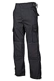 MFH Herren Comando Smock Hose Ripstop Schwarz Größe XL