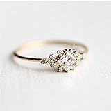 Oulensy Antik 18K Gold füllte Weiß Saphir-Edelstein-Ring-Hochzeit Frauen Schmuck Ringe (6)