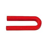 Magnet, Rot, U-förmig, zum Aussortieren von Eisenteilen aus der Feilung, 75 mm