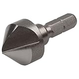 wolfcraft Kegelsenker, Sechskant-Schaft ∅ 90 mm I 2578000 I Für das Senken von Bohrlöchern für bündige Verschraubungen in Holz, NE-Metall und Kunststoff