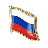Russische Flagge Pin Abzeichen Metall Emaille Revers Pin Brosche Russe Der Flagge Abzeichen Neuheit Zubehör