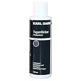 Karl Dahm Fugenfärber – Fugenfarbe Anthrazit 120 ml I Fugenreparatur & Fugenfarbe in 3 verschiedenen Farben erhältlich I Fliesenfugen Anthrazit färben & versiegeln I Fugensanierfarbe Indoor – 12302