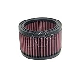 K&N HA-0001 Motorrad Tauschluftfilter, Rot