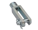 1 Stück - Gabelkopf M16 - links- 16x64 - DIN71752 mit Splintbolzen