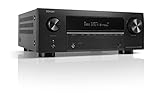 Denon AVC-X3800H 9.4-Kanal AV-Receiver, Verstärker mit Auro-3D, Dolby Atmos, DTS:X, 6 "8K-Eingänge und 3 Ausgängen, Bluetooth, AirPlay 2, HEOS-Multiroom, Alexa kompatibel, schwarz
