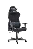 DXRacer 5.2 FD01 /NG -NEW- Gaming-/ Büro-/ Schreibtischstuhl, mit Wippfunktion Gaming Stuhl Höhenverstellbarer Drehstuhl PC Stuhl Ergonomischer Chefsessel, schwarz-grau