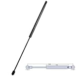 WAMO Gasdruckdämpfer / Gasdruckfeder für Fendt Tür und Heckscheibe, Schwarz, 500 mm, 150 N, Kugelpfanne Ø 10 mm, H205810040030