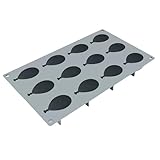 Silikonform Gourmand Horeca Pavoni Italia, 12 Mulden