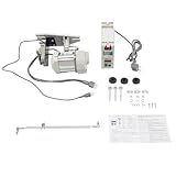 750W Nähmaschinenmotor Servo Motor & Nähmaschinen Servomotor Industriell - Brushless Motor mit Drehzahlregelung, Überlastschutz, Energiesparende, Stumm - Für Industrienähmaschinen