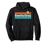 70er 80er CA Retro Retro Sunset Santa Cruz Pullover Hoodie
