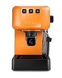 Gaggia EG2109 Orange Manuelle Espressomaschine, gemahlen oder Pads, POD-System für cremige Espressos mit Pads, automatische Vorbrühung, 15 bar, neues Modell 2023, 100% Made in Italy