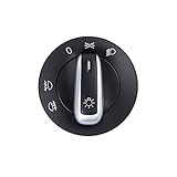 AUTOUTLET Lichtschalter modern hell 5ND941431A Scheinwerferschalter Hauptlichschalter Licht Schalter Control Switch für VW: EOS, Golf 5 , Plus, Golf 6, 3, 4, Passat, Seat: Alhambra