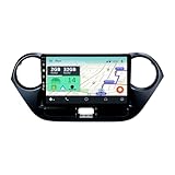 YUNTX Android 14 Autoradio für Hyundai i10 2014-2019-[Integriertes CarPlay/Android Auto/GPS]-9” IPS Touchscreen-mit Kamera-Lenkradsteuerung/MirrorLink/Bluetooth 5.0/WiFi/USB/4G