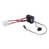 WP 1060 Brushed ESC Elektronischer Geschwindigkeitsregler 60A für Tamiya & Überlastschutz und wasserdichte Eigenschaften (WP1060-60A)