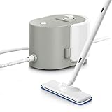 Newbealer Dampfreiniger, 1500W Handdampfreiniger, 5bar Dampfdruck, 1,5L Wassertank, 45 Min Laufzeit, 8 Min Aufheizzeit, 20 Zubehörteile für vielseitige Reinigung, Graugrün