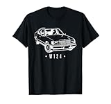 W124 Silhouette Auto Oldtimer Klassiker T-Shirt
