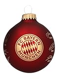 FC Bayern München I Christbaumkugel Signature I Rot
