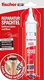 fischer REPARATUR SPACHTEL, 1x Reparaturspachtel-Tube, 70ml, Bohrlöcher füllen, Risse ausbessern, schnell aushärtend - Ganz ohne Werkzeug - 545948
