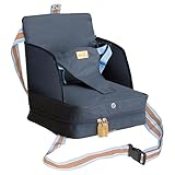 roba Boostersitz - Mobiler aufblasbarer Kindersitz mit erhöhten Seitenteilen - Flexible Sitzerhöhung für zuhause und unterwegs