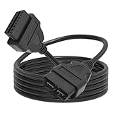 MEIRIYFA OBD2-Verlängerungskabel, OBD II, OBD2, 16-poliger Stecker auf Buchse, Verlängerungskabel, Diagnose-Verlängerungskabel, Adapter für GM-Fahrzeuge (1,5 m)