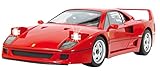 JAMARA Ferrari F40 1:14 27Mhz - offiziell lizenziert, ca 1 Stunde Fahrzeit bei ca 11 Kmh, LED Licht, Perfekt nachgebildete Details, detaillierter Innenraum, hochwertige Verarbeitung
