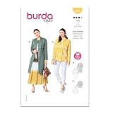 Burda Style Schnittmuster B6041 Damenmantel und Jacke