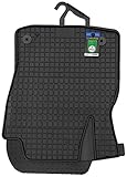 PETEX Gummimatten passend für Astra H ab 2004-10/2009 / Astra H Caravan ab 09/2004-10/2010 / Astra H GTC ab 03/2005-10/2011 Fußmatten schwarz 4-teilig Passform